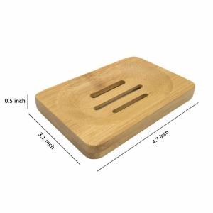 China Natural Color Bamboo Office Supplies , Bamboo Soap Saver Customized Packaging factory
