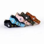 Pet Collar Nice Quality Custom Logo Fashionable Cool Leather Airtag