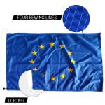 2x3' European Union Flag Knitted Polyester Single Reverse Indoor Outdoor Header