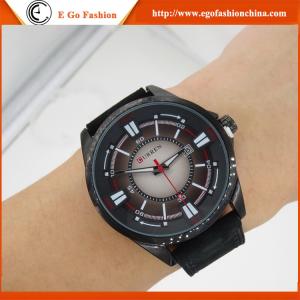 China Timepieces Quartz Analog Watch China Watch Wholesale Branding Watches CURREN Leather Watch factory