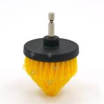 PP Material 2.5 Inch Tapered Drill Cleaning Brush For Car