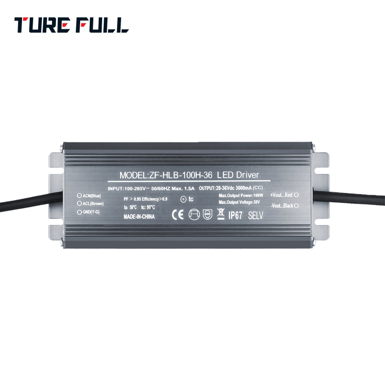 3 year warranty 100W 48V single output waterproof led driver ip67