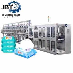 China Fully Automatic Environment-Friendly Wipes Manufacturing Machine 60 Packages/Min factory