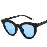 UV400 Round Women Retro Ladies Oval Sunglasses Acrylic Lens