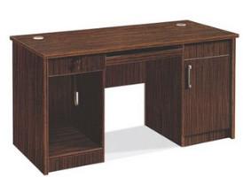 China modern wooden office computer table furniture in warehouse in Foshan factory