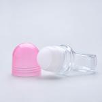 1.7oz Glass Roll On Deodorant Bottles Customized Color Perfume Oil Roller