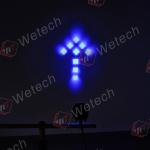 18W Forklift Blue Arrow Light 10V - 110V DC LED Forklift Safety Light