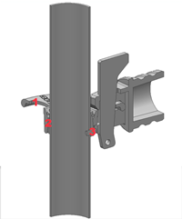 Durable Mobile Scaffold Tower Aluminium Cuplock Scaffolding For Station Maintenance