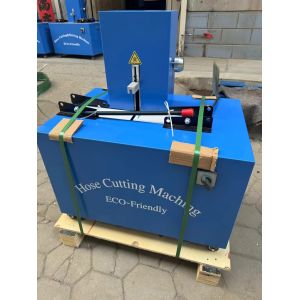 Electric Rubber Hose Cutting Machine And Skiving Machine with 4 Layers and