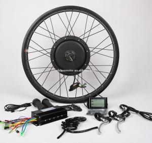 China 36V/48V Fat Tire Electric Bike Conversion Kit with Hub Motor for 26&quot;/4&quot;Width Rim factory