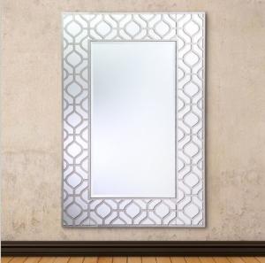 China Anti Scratch Modern Rectangular Wall Mirror For Home/ Hotel Decoration factory