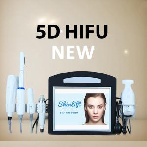 China Touch Screen 6 In 1 Treatment 4MHz Hifu Lifting Machine factory