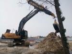 1600kg Mini Excavator Long Reach Attachment Clamshell Excavator Telescopic Boom