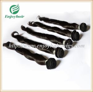 China Indian virgin hair weave natural color(can be dye) spring curly 10''-26'' hair extension factory