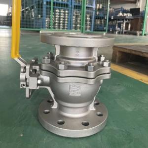 China Flange End Worm Gear Industrial Trunnion Ball Valve Stainless Steel/ WCB Construction factory