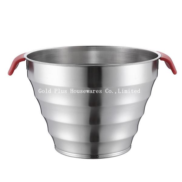 Promotional 25cm iron metal silver vintage barrel stainless steel beer ice