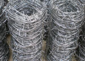 China Agricultural Galvanised Barbed Wire Double Twist Q235 16 Gauge factory