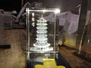 China Crystal 3D laser inner carve factory