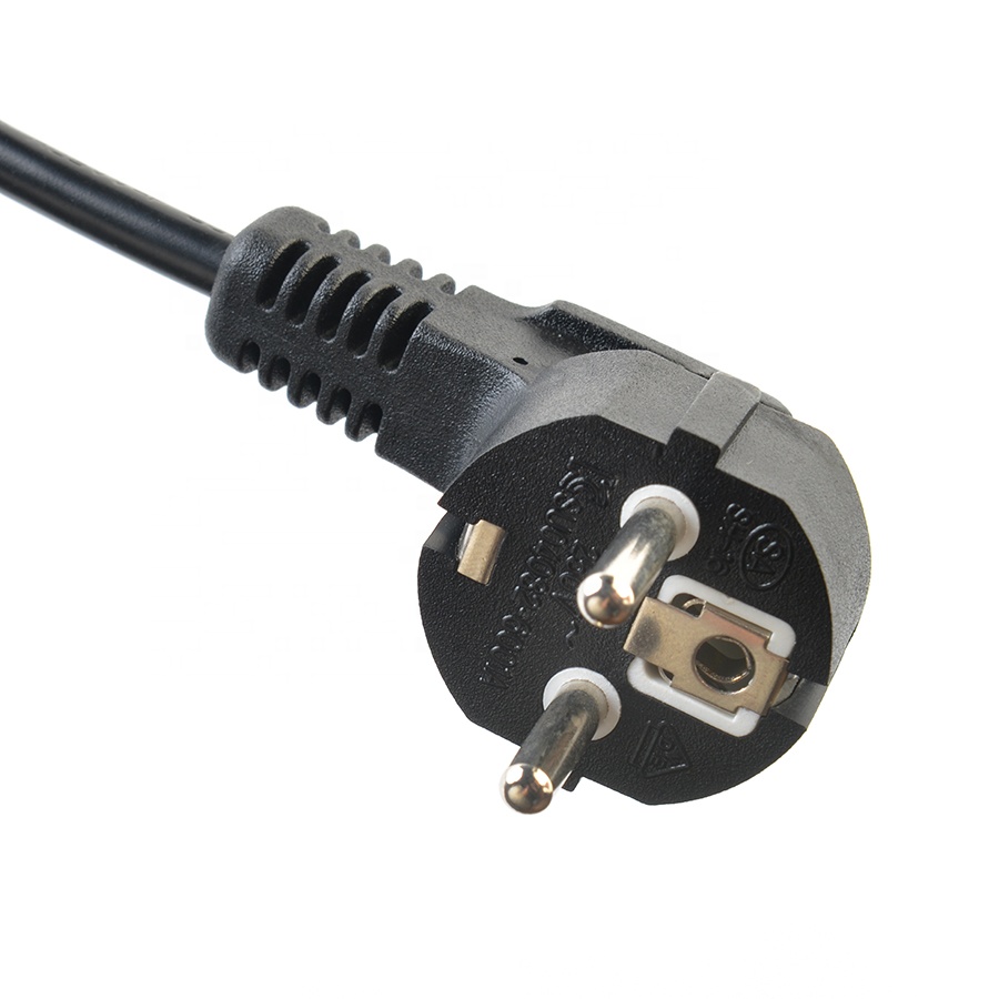 Korea KC Standard Power Cords Extension Cords with Male End CEE/16 3 Prong Schuko Plug Cable H05VV-F/H05RN-F 3x0.75-1.5MM2