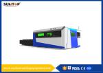 Sheet Metal Fiber Optic Laser Cutting System With Laser Power 1500W