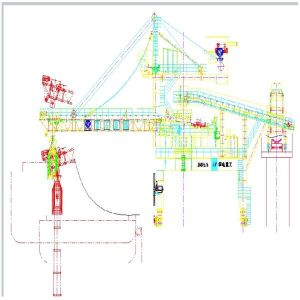 Capacity 3000 Tph Heavy Duty Belt Type Continuity Ship Loaders