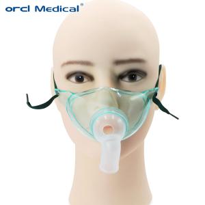 China Plastic PVC Disposable Tracheostomy Oxygen Mask 3 years Warranty factory