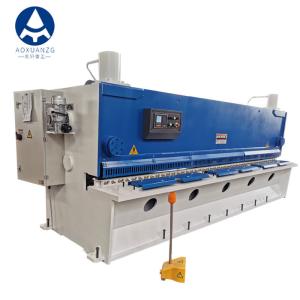 China QC11K-6X2500 Hydraulic Metal Hand Shear Cutting Machine With E21S Controller factory