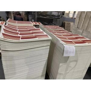 ODM Ripple Kebab Paper Box Die Cutting Machine 100-190 Times/Min