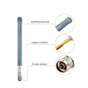 China Lora Fiberglass Antenna 50Ω Impedance 3dbi 5.8dbi 8dbi 10dbi 12dbi 15dbi white/grey/black factory