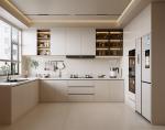 Foshan Factory Matt White Kitchen Cabinet Customized