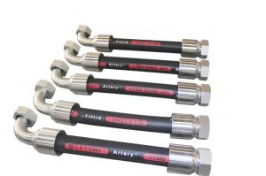 China Wire Spiral Synthetic Rubber Hose , EN856 4sh Hydraulic Hose factory