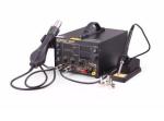 15V 2A 909d Digital Soldering Station , 3 In 1 Soldering Rework Station