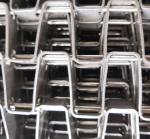 Strong 316SS Flat Wire Mesh Chain Belt For Conveyor