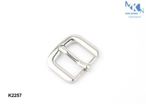China Shiny Silver Shoe Strap Buckles 29mm Different Size Customized Design For Belt / Bag factory