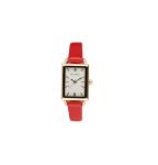 Square Quartz Leather Watch Fashionable White Waterproof Quartz Watch