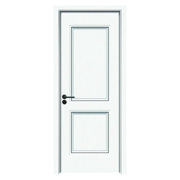 Painting WPC Door Natural Tone And High-Cavity Structural Design For Superior