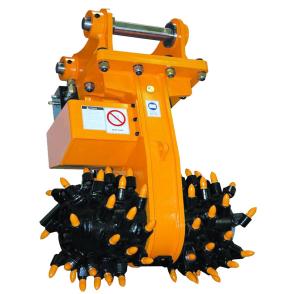 China 42CrMo Excavator Rotary Drum Cutter 360 Degree Drum Cutters factory