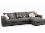 Sofa Set 7 Seater Furniture Leather Or Fabric Cover L Shape Sofa
