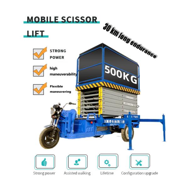 New Arrive 10 m 12 m Mobile Elevated Hydraulic Scissor Jack Lift Table for Aerial Work