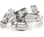 SS304 8-12mm Sanitary Pipe Fittings Single Pin Stainless Steel Hose Clamp