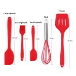 Custom Packaging Silicone Kitchen Utensils Customized Color Long Life Span