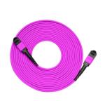 MPO Fiber optic patch cord OM3 OM4 Aqua / Violet patch cord