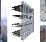 Double Glass Wall Ventilated Facade Office Building Glass Curtain Wall Stick