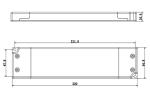 300mA Constant Voltage Led Driver , 12VDC 48W Slim LED Power Supply