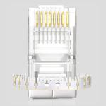 Male to Male RJ45 Cable for Industrial Up to 2000 Cycles -40°C- 70°C Temperature