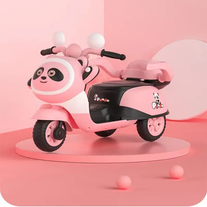 Music Early Education Toys 6V Battery Powered Plastic Ride On Electric Motorcycle Car for Kids