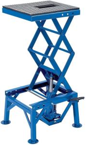 China Rubber Platform Manual 360 Lbs Air Powered Motorcycle Lift factory