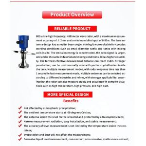 UBLG-80C 80G Millimeter Wave Radar Level Gauge For Solid And Liquid Measurement