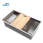 Quality Control Procedure Stainless Steel Sink Topmount Kitchen Sinks Handmade