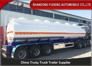 China 9000 Gallon Fuel Tanker Semi Trailer Optional Dimension High Strength Steel Material factory